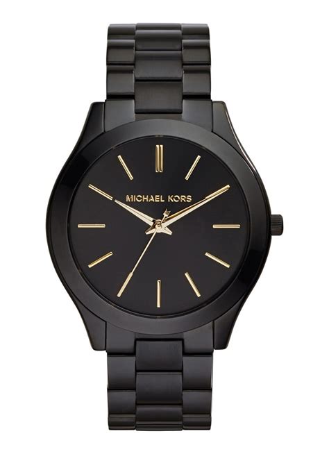 michael kors horloge zwart|horloge michael kors dames.